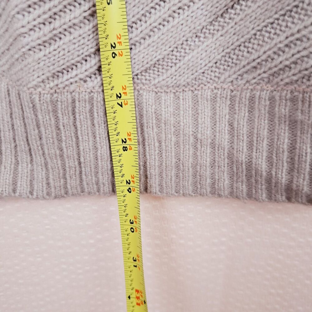 Jennifer Lopez Women Sweater Tunic Dolman Sleeve Size L Pink - Picture 2 of 11